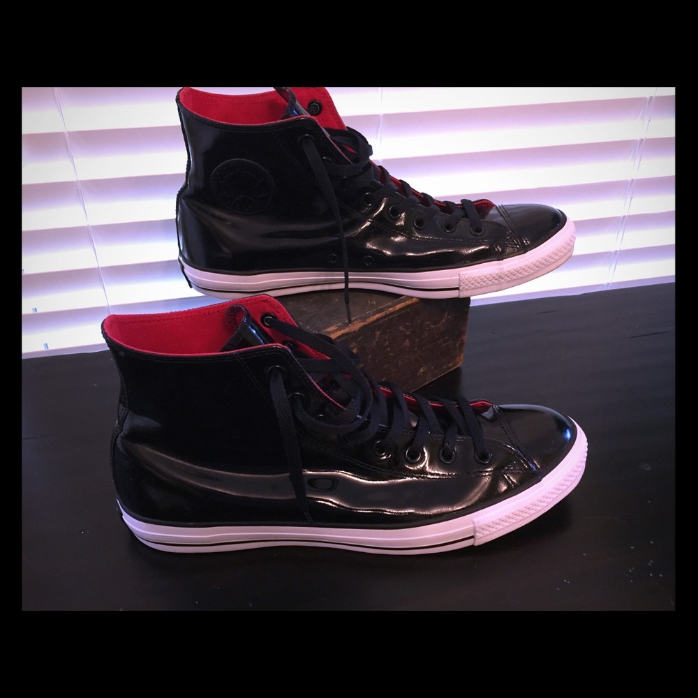 Converse All Star Patent Leather High Tops